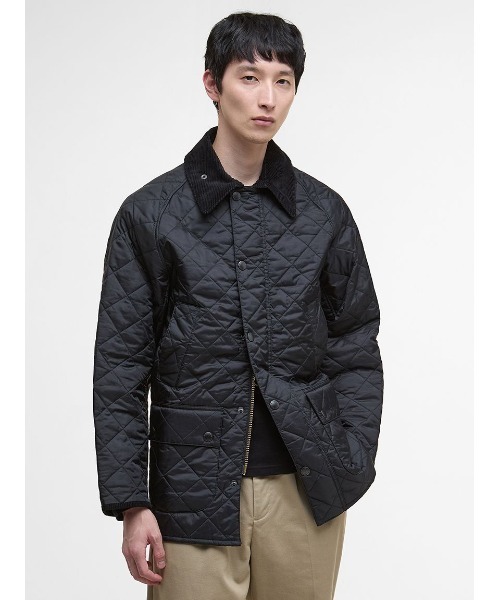 Barbour BEDALE キルティングブルゾン黒 Barbour（バブアー） ブルゾン アウター Barbour BEDALE ナイロン