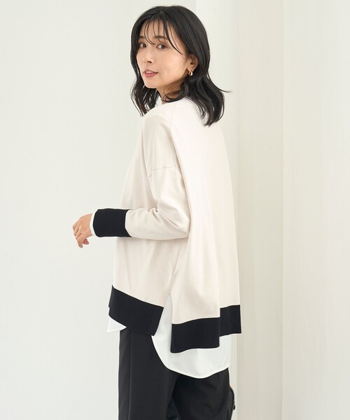 UNFILO（アンフィーロ） tシャツ シャツコンビ レイヤードT