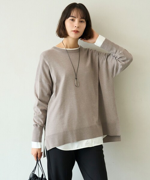 UNFILO（アンフィーロ） tシャツ シャツコンビ レイヤードT