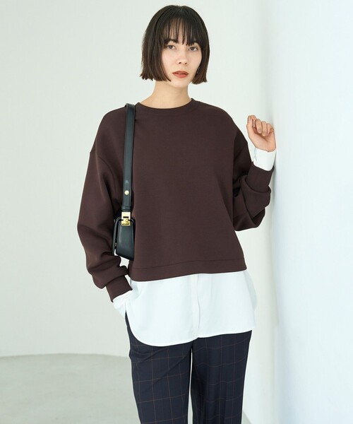 UNFILO（アンフィーロ） tシャツ シャツコンビ レイヤードT