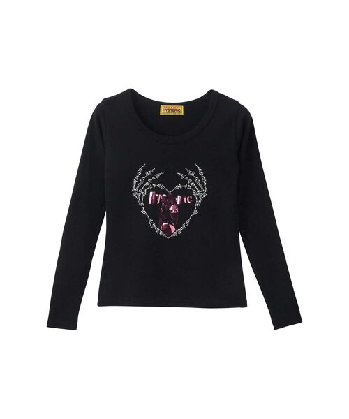 HYSTERIC GLAMOUR（ヒステリックグラマー） tシャツ SKELETON HANDS
