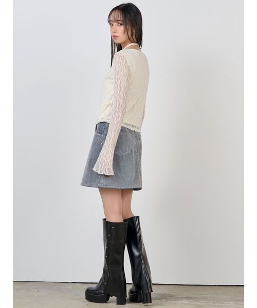 MURUA（ムルーア） tシャツ カシュクールレーストップス レディース