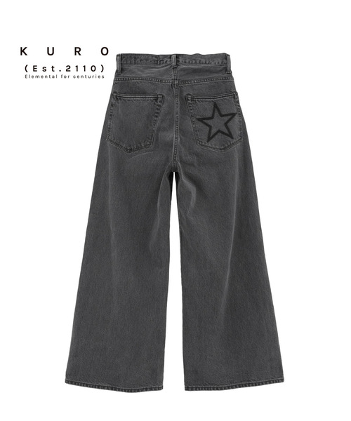 CONVERSE TOKYO ジーンズ デニム デニムパンツ 「KURO」WIDE DENIM