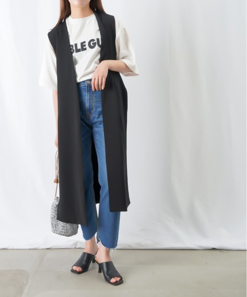 「LUCA/LADY LUCK LUCA」 半袖Tシャツ FREE オフホワイト レディース_画像6