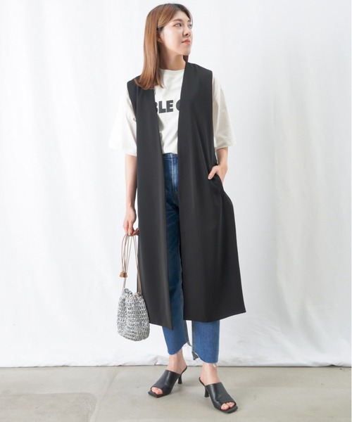 「LUCA/LADY LUCK LUCA」 半袖Tシャツ FREE オフホワイト レディース_画像8