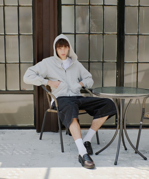 Hoodie Zip Cropped フーディー hoodie/ヘビーウェイト zip cropped heavyweight パーカー Glanz Regen Mサイズ トップス