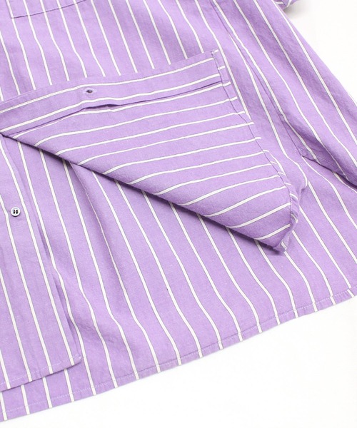 「RNA-N」 半袖ブラウス MEDIUM パープル系その他 レディース_画像4