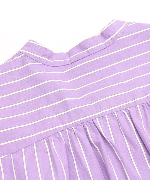 「RNA-N」 半袖ブラウス MEDIUM パープル系その他 レディース_画像7