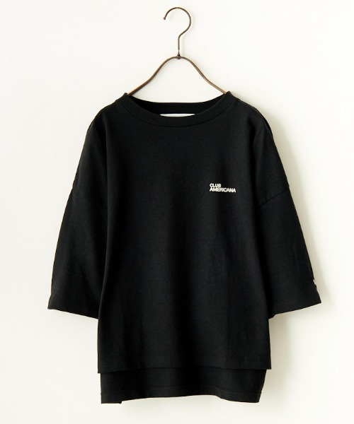 「AMERICANA」 半袖Tシャツ F ブラック レディース_画像3