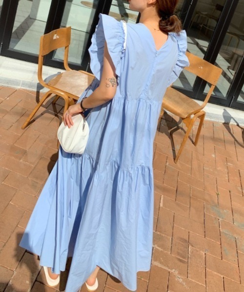 LACーVERT 「LAC-VERT」 ノースリーブワンピース FREE ブルー