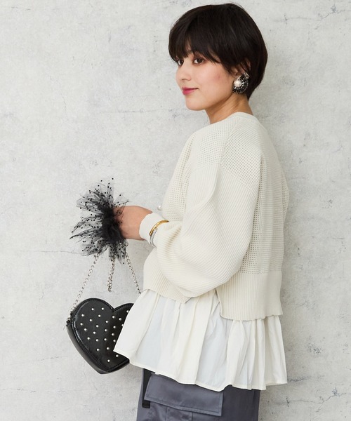 @koo__1107 JETSET SOLO PLUS（ジェットセットソロプラス） カーディガン 「FONT