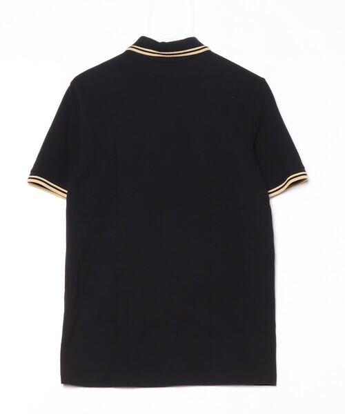 「FRED PERRY」 半袖ポロシャツ 38 ブラック メンズ_1
