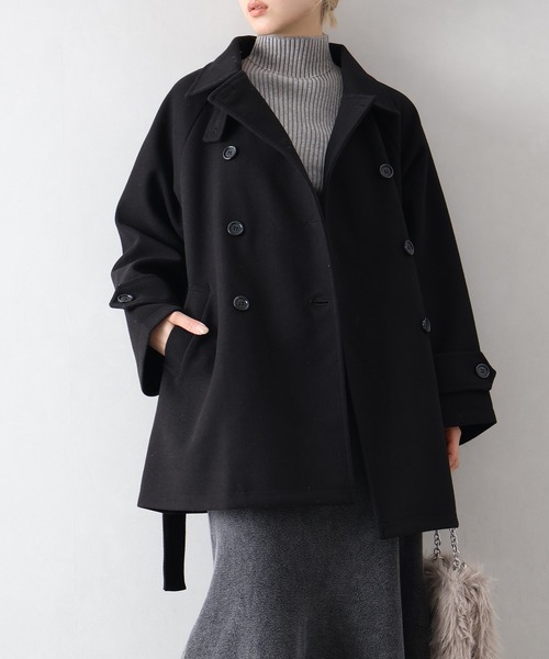 未使用級✨23区　トレンチコート　ミドル丈【大きいサイズ44 】 SpRay（スプレイ） トレンチコート コート ミドル丈丈トレンチコート