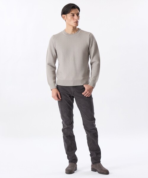 EPOCA UOMO カモフラ裏起毛デニムパンツ サイズ46 EPOCA UOMO（エポカ ウォモ） パンツ カモフラ裏起毛デニムパンツ
