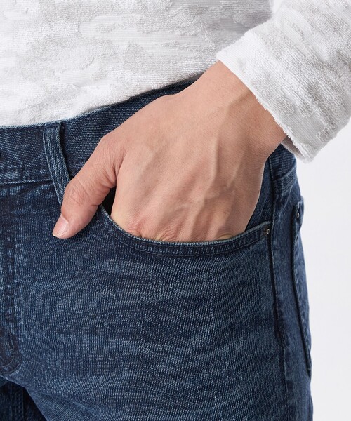 EPOCA UOMO（エポカ ウォモ） パンツ カモフラ裏起毛デニムパンツ
