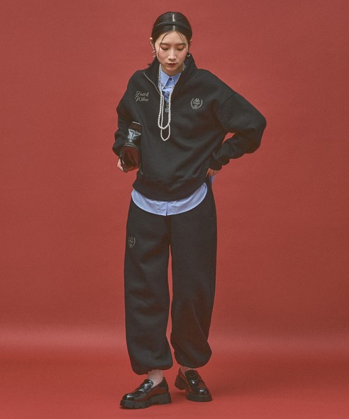 Kappa（カッパ） ワイドパンツ スウェットパンツ ジャージ 「Kappa×and