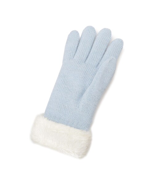 moonさま専用ビビディ ベルドレス 100〜110cm パニエ手袋＋白ケープ PINK-latte（ピンクラテ） 手袋 ケーブル編み裏モール手袋 キッズ 子供