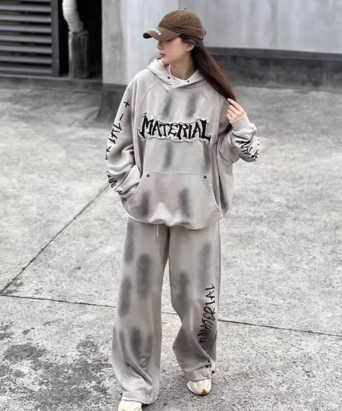 パーカー グランジタイダイ × グラフィティロゴ スウェット