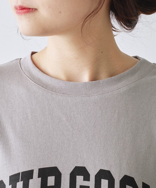 「PUAL CE CIN」 「Du noir」半袖ワンピース FREE チャコール レディース_画像5