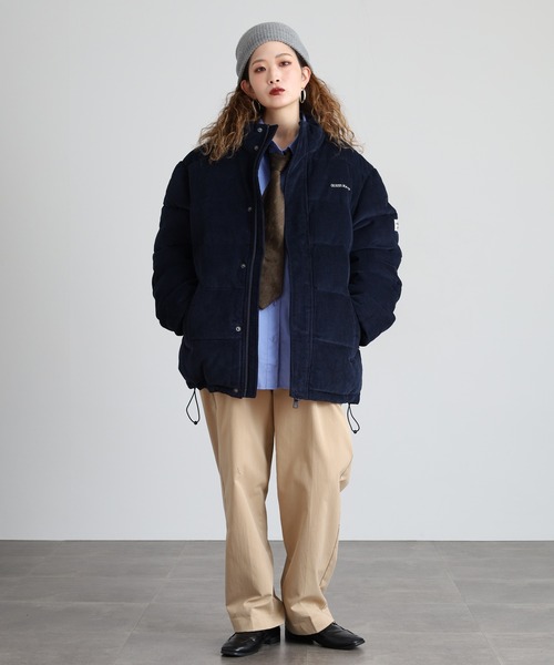 ダウンジャケット ダウン GUESS JEANS スタンドネック パファー