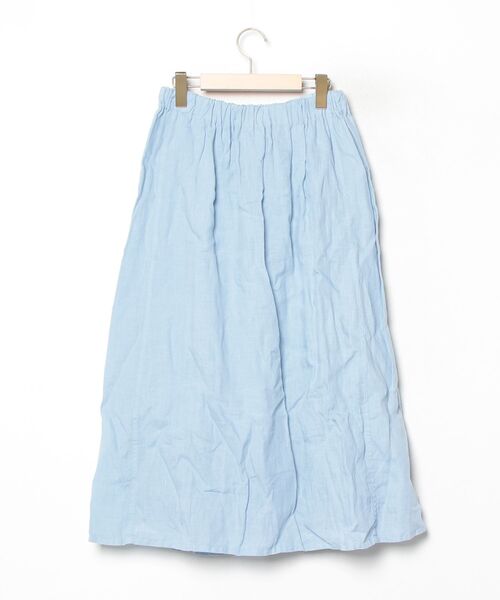 「Plantation」 プリーツスカート M size ライトブルー レディース_画像2