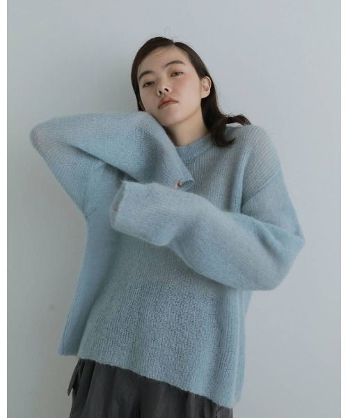 anuke アンヌーク Mohair Ribbontie Knit anuke（アンヌーク） ニット セーター Mohair Ribbontie Knit