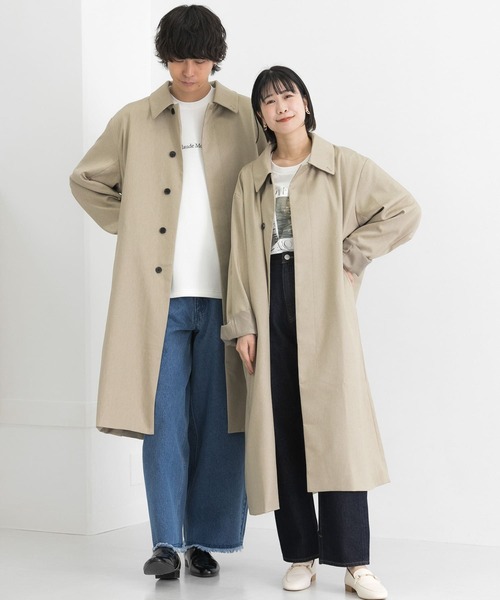 SENSE OF PLACE by URBAN RESEARCH ステンカラーコート MEDIUM ミント