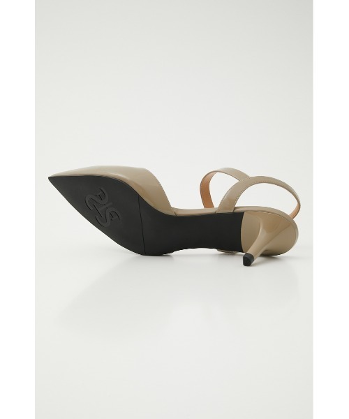 「STACCATO」 ヒールサンダル 24cm グレイッシュベージュ レディース_画像5