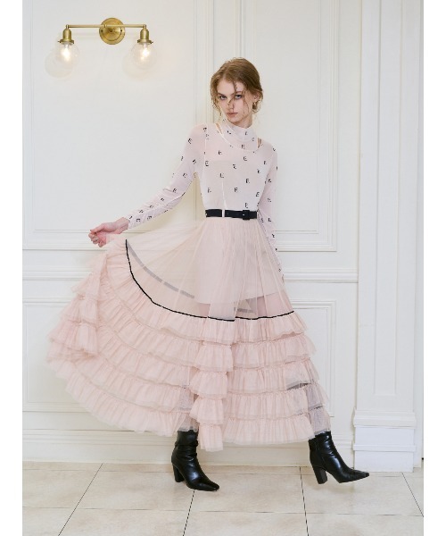 EIMY ISTOIRE（エイミーイストワール） スカート チュールティアード