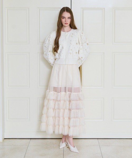 EIMY ISTOIRE（エイミーイストワール） スカート チュールティアード