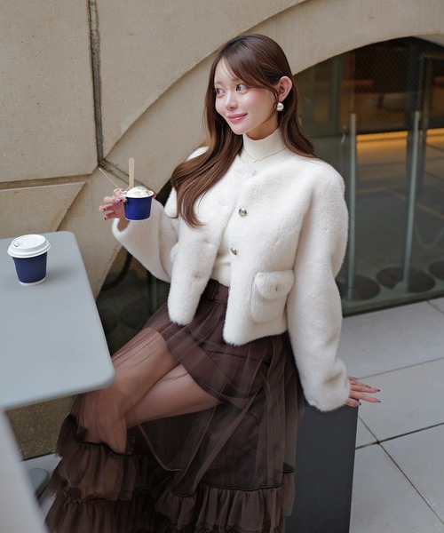 EIMY ISTOIRE（エイミーイストワール） スカート チュールティアード