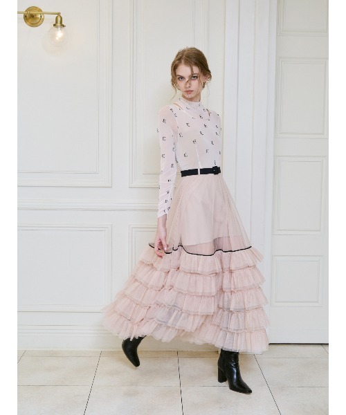 EIMY ISTOIRE（エイミーイストワール） スカート チュールティアード