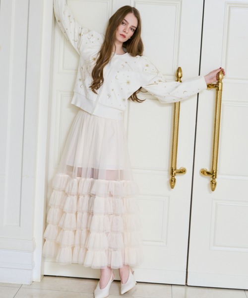 EIMY ISTOIRE（エイミーイストワール） スカート チュールティアード
