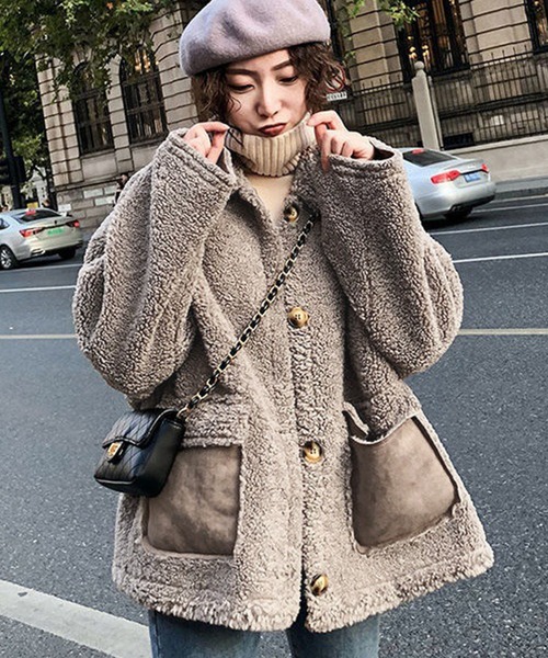 「Girly Doll」 ブルゾン L ベージュ レディース_画像3