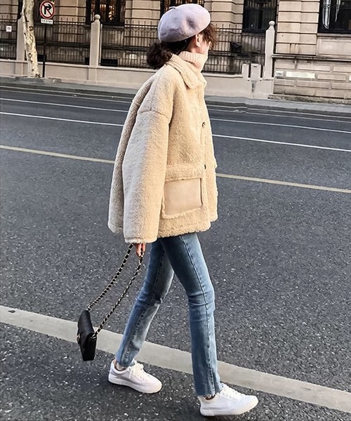 「Girly Doll」 ブルゾン L ベージュ レディース_画像8