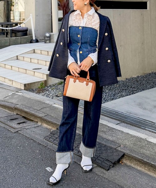 Rie Miller（リエミラー） キャミソール 「RM denim」2WAYデニム