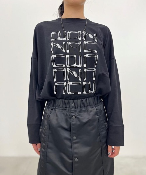 「ZUCCa」 長袖カットソー M size ブラック レディース_画像7