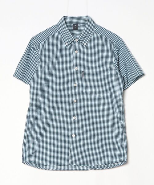 mont-bell（モンベル） チェック柄半袖シャツ X-SMALL ブルー メンズ