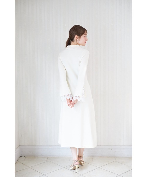 tocco closet（トッコ クローゼット） ワンピース レース付きポロ