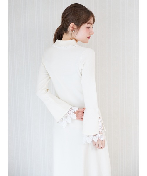 tocco closet（トッコ クローゼット） ワンピース レース付きポロ