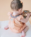 ベビー服 ロンパース ベビー スモッキング ロ...の詳細画像3