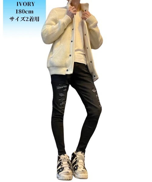 Cook jeans(クックジーンズ) コート ジャケット ワッフルニット Cook jeans(クックジーンズ) コート ジャケット ワッフルニット