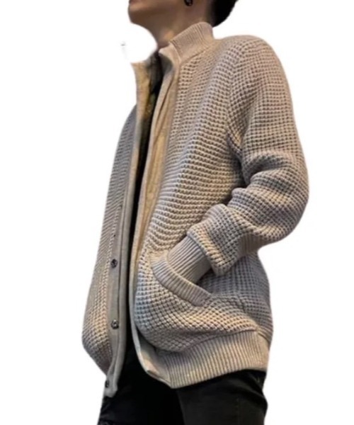 Cook jeans（クックジーンズ） コート ジャケット ワッフルニット