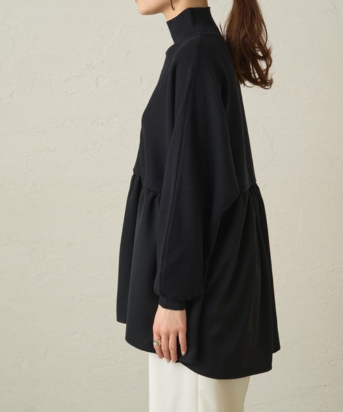 「PUAL CE CIN」 長袖ニット FREE グレー レディース_画像3