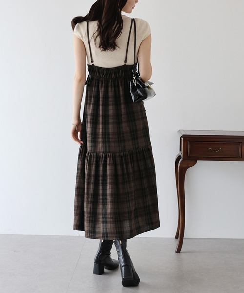 「BLUEEAST」 キャミソールワンピース MEDIUM ベージュ レディース_画像7