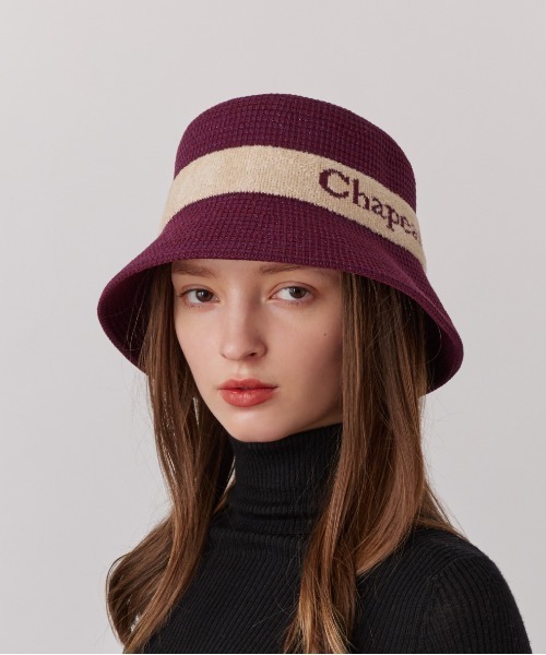 「Chapeau d' O」 ハット M/57.5cm ワイン レディース_画像4