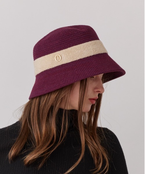 「Chapeau d' O」 ハット M/57.5cm ワイン レディース_画像7