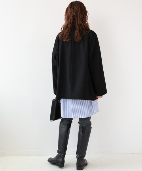 「JOURNAL STANDARD relume」 ピーコート 36 ブラック レディース_画像5