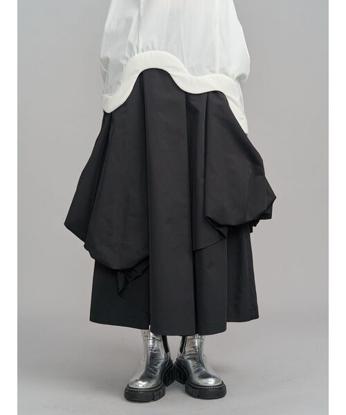 OMMO バルーンギャザーパンツ un3d OMMO バルーンギャザーパンツ un3d