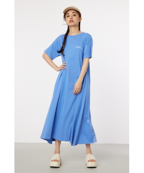 「RODEO CROWNS WIDE BOWL」 Tシャツワンピース FREE ライトカーキ レディース_画像5